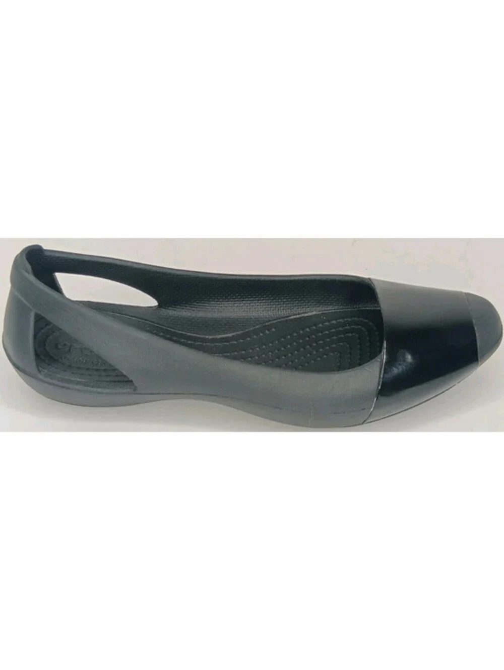 Crocs Sienna Womens Size 5 Iconic Comfort Ballet Flats Slip On Shoes Black